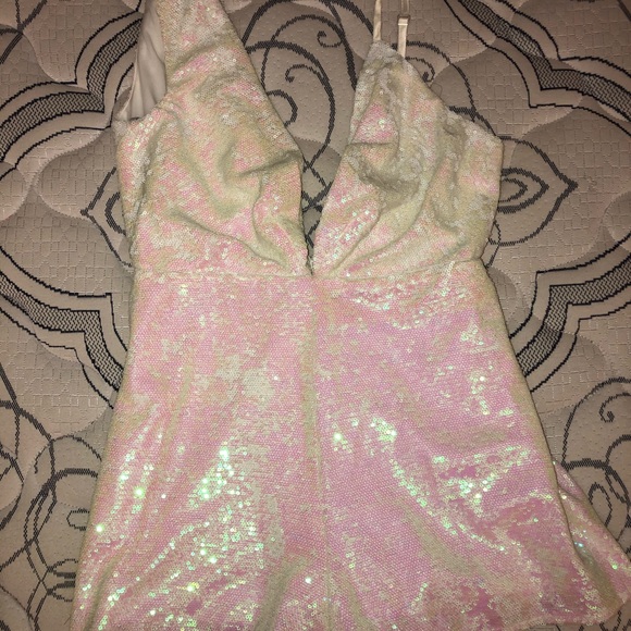 White sequins romper - Picture 3 of 3